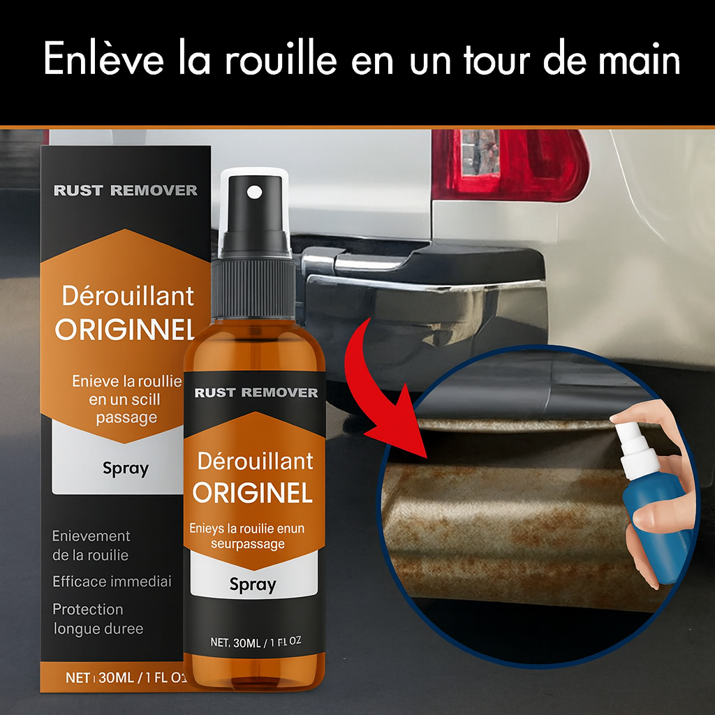 Rust Remover - élimine même la rouille tenace en quelques secondes